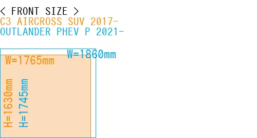 #C3 AIRCROSS SUV 2017- + OUTLANDER PHEV P 2021-